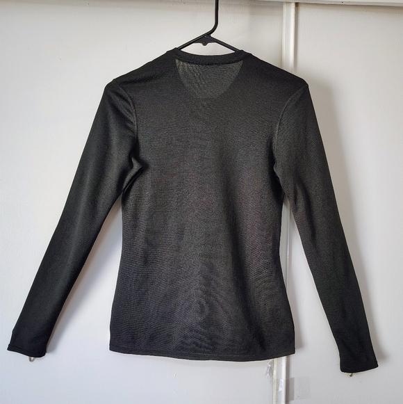 Patagonia Women's Capilene 2 Lightweight V Neck Top Long Sleeve Black S. - Picture 10 of 11